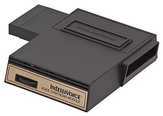 <span class="mw-page-title-main">Intellivoice</span> Voice synthesizer adapter for the Intellivision video game system