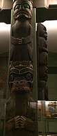 Sâlpull casei Kwakwaka'wakw, de la Muzeul American de Istorie Naturală