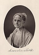 Lucretia Mott, signed photo, by F. Gutekunst