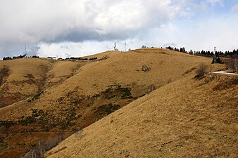 La vetta del massiccio del Mottarone