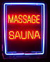 Neon Massage Sauna