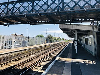 <span class="mw-page-title-main">Newhaven Town railway station</span> Railway station in East Sussex, England