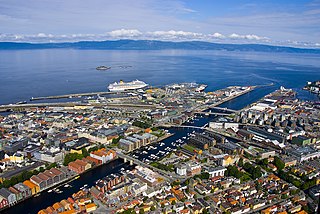 Trondheim City in Norway