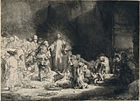 The Hundred Guilder Print, c. 1647–49, etching, drypoint and burin on japan paper, National Museum of Western Art