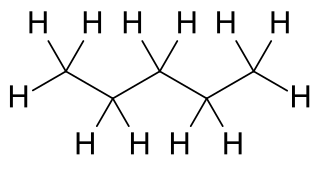 <span class="mw-page-title-main">Pentane</span> Alkane with 5 carbon atoms