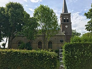 Pietersbierum Village in Friesland, Netherlands