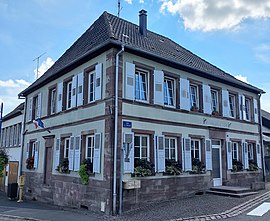 The town hall in Weyer