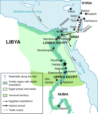 <span class="mw-page-title-main">Middle Kingdom of Egypt</span> Reunified ancient Egypt c. 2000-1700 BC