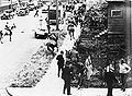 Image 43Mounted police chase demonstrators through Vancouver's East End during the Battle of Ballantyne Pier in 1935.