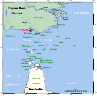 <span class="mw-page-title-main">Boigu Island (Queensland)</span> Suburb of Torres Strait Island Region, Queensland, Australia