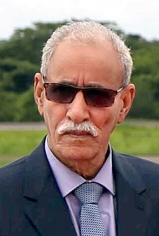 <span class="mw-page-title-main">Brahim Ghali</span> Sahrawi President since 2016