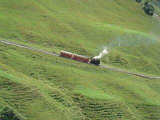 <span class="mw-page-title-main">Mountain railway</span> Railway which operates within a mountainous region