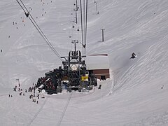 Base del telefèric de Caron (Val Thorens)