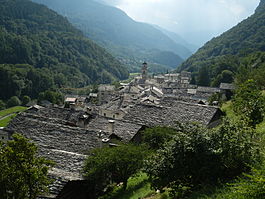 Castasegna village