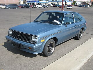 <span class="mw-page-title-main">Chevrolet Chevette</span> Front-engine, rear-drive subcompact built 1976–1987