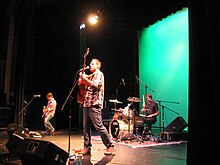 Dan Nichols and Eighteen live at the Osher Marin JCC. October 2010. Dannichols eighteen.jpg