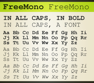 <span class="mw-page-title-main">GNU FreeFont</span> Font family