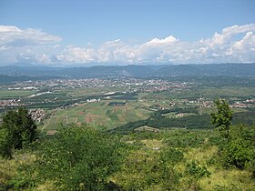 Panorama doline iz Nove Gorice