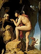 Ingres, Edipi dhe Sfinksi, 1808, 1827