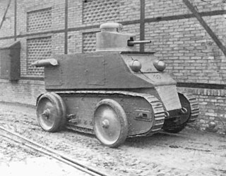 <span class="mw-page-title-main">Kolohousenka</span> Wheeled/tracked light tank