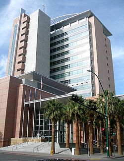 Budova okresního soudu v Las Vegas