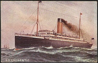 SS <i>Laurentic</i> (1908) British ocean liner sunk by mines in 1917