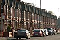 Casas adosadas en Mánchester (Inglaterra)