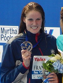 Missy Franklin in 2012.