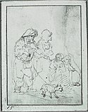Beggars I., c. 1640-42, ink on paper, Warsaw University Library