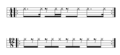 standard pattern in 4/4 and 12/8 forms