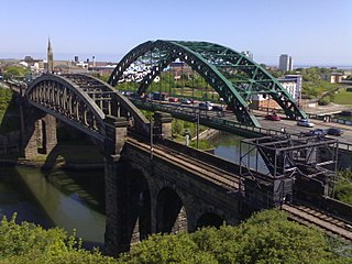 <span class="mw-page-title-main">Monkwearmouth Railway Bridge</span> Bridge in Wearside