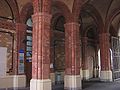 Portal and entrance area, colonnade