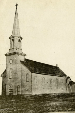 The church in 1910.