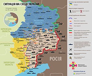 Ситуація на Сході України станом на 30 січня 2015 року