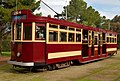 Type F1 tram no. 264, built 1929; 84 almost identical F and F1 types, constructed from 1921 to 1928, were the most numerous of Adelaide's electric trams