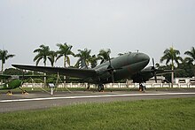 C-46 from Republic of China Air Force, at the RoCAF Museum, Taiwan C-46 taiwan.jpg