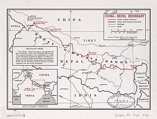 China–Nepal border International border