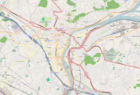 voir sur la carte de Liège