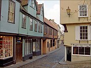 Elm Hill, średniowieczna ulica Norwich