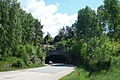 Entrance to the underground hangar