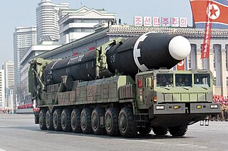 <span class="mw-page-title-main">Hwasong-15</span> North Korean mobile intercontinental ballistic missile