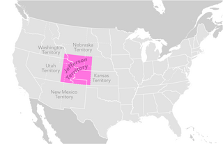 <span class="mw-page-title-main">Jefferson Territory</span> Extralegal U.S. Territory of Jefferson that existed from 1859 to 1861