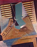 Juan Gris: «Vindussjalusien», 1914, Tate Gallery.