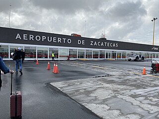 <span class="mw-page-title-main">Zacatecas International Airport</span> International airport serving Zacatecas, Mexico