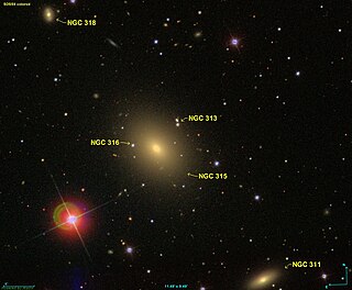 <span class="mw-page-title-main">NGC 313</span> Triple star in the constellation Pisces