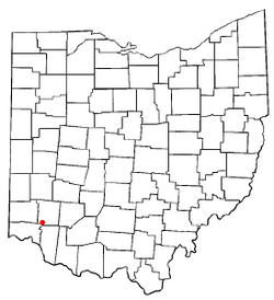 Location of Landen, Ohio