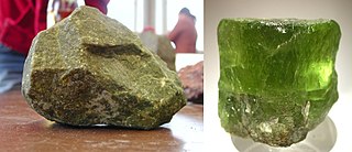 <span class="mw-page-title-main">Peridotite</span> Coarse-grained ultramafic igneous rock type