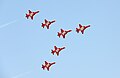 * Nomination Patrouille Suisse. --Airwolf 11:35, 13 September 2011 (UTC) * Promotion QI to me. Sky:Nice, Planes:good focus. Nothing more to ask --Letartean 13:31, 13 September 2011 (UTC)