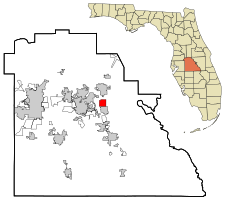 Location in Polk County and the state of فلوریڈا