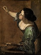 Artemisia Gentileschi, "Autoportree maalikunsti allegooriana" (1638–39)